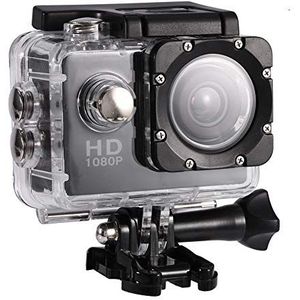 Actiecamera Mini DV Sportcamera Waterdicht Buiten 30M Onderwatercamera Fietsen Sport DV Actiecamera Camcorder Voor buiten Wandelen Zwemmen Skiën (zwart)