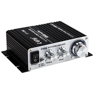 LEPY LP-VS3 25Wx2 versterker + HiFi vertraagde bescherming + 5A Power Supply Adapter Eurostekker