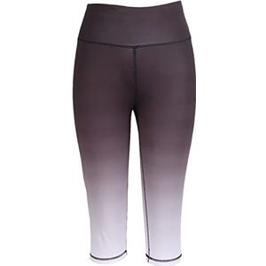 Yogabroek voor Dames, Yogabroek met Hoge Taille, Gradiënt, Zwarte Bil, Hijsbenen, Afslankende Fitness, Strakke Cropped Broek (XL)