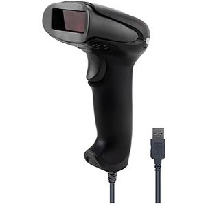 Etiketprinters 58 mm thermische ontvangstprinter Pos Printer Ticker Check for Restaurant and Supermarket Support Cash Lade (Color : HW-F1 Wired Scanner)