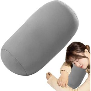 Microbead nekrolkussen - rond cervicaal steunbuis nekkussen | Reismuts Ondersteuning Rugkussen voor rug, benen, nek