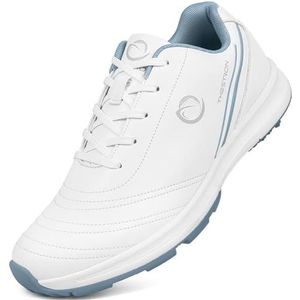 SDEQA Waterdichte golfschoenen voor dames, antislip, lichtgewicht outdoor golfersneakers zonder spikes en vetersluiting,B,36 EU