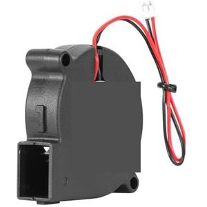 2 stuks 50 mm 3D-printventilator voor SXDOOL voor DC 12 V x 15 dubbele kogellagers 2-pins radiale ventilator, 5015S-ventilator voor koeling van 3D-printers