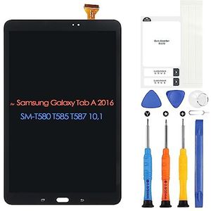 ARSSLY Lcd-scherm voor Samsung Galaxy Tab A 2016 SM-T580 T585 T587 10,1 inch display vervanging touchscreen digitale assembly met reparatieset