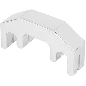 Viooloefendemper, fijn vakmanschap, lichtgewicht, compact, eenvoudig te installeren viooloefendemper met geluidsreductie voor viool als (zilver)