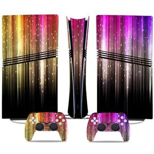 Anti Kras Voor PS5 PRO Skin Digital Edition Console En Controller Vinyl Cover Skins Wraps Krasbestendig, Compatibel Met Voor PS5 Digital Edition Pro 33658 Geen Schuimvorming
