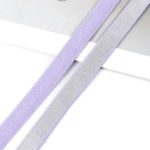 5 Meter 6-25mm Nylon Ondergoed Elastische Band Rubberen Stretch Riem Zachte BH Band Spring Tape Lint DIY Naai Accessoires-Lichtpaars-25mm-5 Meter