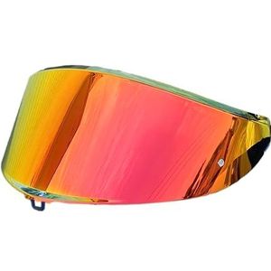 Motorhelm vizier lens, Helmvizier, K6 gezichtsscherm vizierbasis for AGV K6 K6S helmvizier (vizierbasis)(Revo Deep Red-day Use Only)