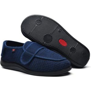 Dames Brede Schoenen met Verstelbare voor Diabetisch Oedeem Plantaire Fasciitis Hallux Valgus Artritis Gezwollen Voeten Luchtkussen Bodem Vetmakende Ouderen Schoenen