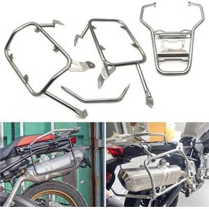 bagagedrager Voor F850GS Voor F750GS LC Voor Adventure 2018-2023 Motorfiets Achter Bagage Topkoffer Rek Beugel Ondersteuning Standaard Motorfiets bagagedrager(Silver 1-Set)