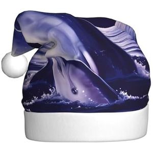 MYGANN Glitter Dolphin Unisex Kerst Hoed Voor Thema Party Kerst Nieuwjaar Decoratie Kostuum Accessoire