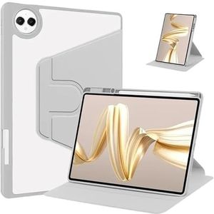 Rotatiehoes geschikt for Huawei MatePad Pro 12.2 2024 Acryl harde tablethoes MRO-W00 MRO-W10 met pengleuf(Granny grey)