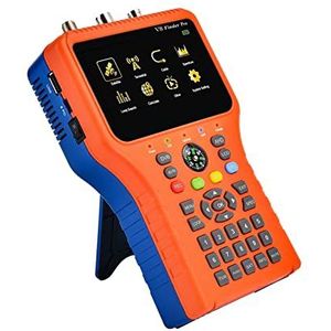 Satellietzoeker, Satellietzoeker Meter DVB-S2/T2/C Combo HD Digitaal H.265 HEVC MPEG-4 Terrestrische signaalzoeker Multifunctionele Digitale Satellietmeter