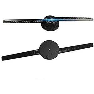 3D Hologram Fan, Hologram Fan Projector, Telefoon Wifi 3D Hologram Projector Reclame Display LED Holografische ventilator Naked Eye Fan Light 3D Reclame Logo Light voor Winkel/Bar/Kerstmis/Halloween