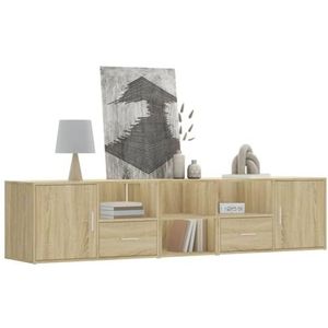 XGWKCNV Meubels select-Hoekkast Sonoma Eiken 200x40x45 cm Engineered Wood