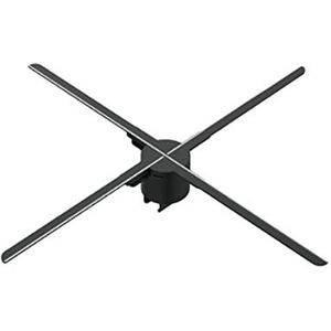 Holografische 3D Projectie Reclame Machine 56cm Drijvende Naked Oog Instrument Luchtfoto Imaging LED-apparaat Stereo Mobiele Telefoon Wifi(US)