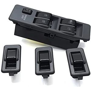 Yige Store Power Electric Window Switch MR753373 Master Controller Switches Vervangen Parts Fit Mitsubishi Pajero V31 V32 Montero (Color : Set Of switch)