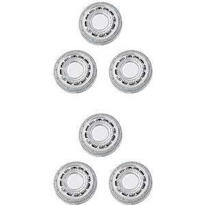SH90 reservekoppen (3 stuks) voor scheerapparaten S9000, S9090 en S9031, compatibel met de series S9111, S9151, S9311 en S9731 (6 stuks)