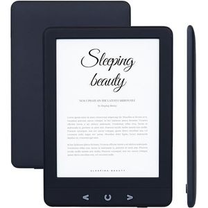Silvergear® Ebook Reader met Achtergrondverlichting | 6-Inch E-Ink-Touchscreen | 4 GB Geheugen voor 3000+ E-Books | Pocketbook | Reflectievrij en Lichtgewicht | Zwart