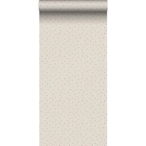 behang bloemetjes taupe en terracotta 53 cm x 10.05 m - van Sanders & Sanders