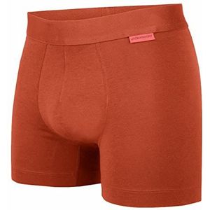 Undiemeister Oranje Boxershorts Heren - Canyon Dust - Maat L - Premium Heren Ondergoed - Zijdezacht - Luxe Afwerking - Perfect Pasvorm