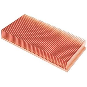 LINGFE 100x50x15mm DIY Pure koperen koellichaam Skiving Fin koellichaam koeling compatibel for elektronische chip LED Warmte -dissipatie joyous