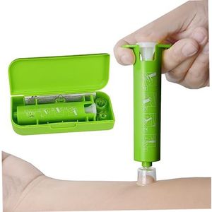 XJKLBYQ Bug Bite Zuig Tool met Zuignap Tool Gif Remover Bijt Extractor Tool met Opbergdoos voor Wandelen Camping Benodigdheden en Essentials, Poison Remover
