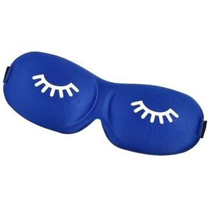 3D slaapmasker, schoonheid, wimper, slapende oogmasker, oogmasker, slaaphulp reizen, buiten, thuis, ogenrust, ontspannen, oogschelp, gezondheidszorg (blauw)