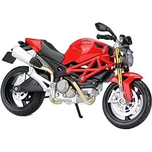 Voor Ducati X Diavel S Street Fighter S 2021 Schaal 1:12 Sport Legering Fiets Pop Model Speelgoed Motorsport Model Replica Gift Motorfiets modellen (Color : Monster 696 Red, Size : 1)
