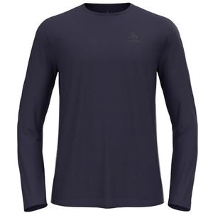 Odlo Zeroweight Chill-Tec hardloopkleding met lange mouwen voor heren, Eclipse hardloopshirt, donkerblauw, M