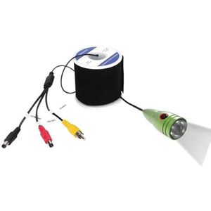 1000TVL onderwaterviscamera met kabel, 6 stuks 1W LED-witte lampen, fishfindercameralens Geschikt voor slecht zicht(20M)