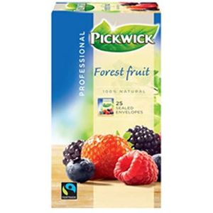Thee pickwick fair trade forest fruit 25x1.5gr | Omdoos a 3 pak x 25 stuk
