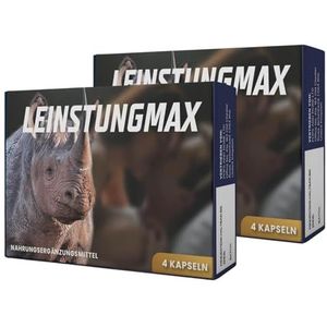 Leinstungmax 100% puur ginśegg-extract met Vit C, zink, arginine, màcaa I onmiddellijke turbolading voor betere stabiliteit (8 stuks)