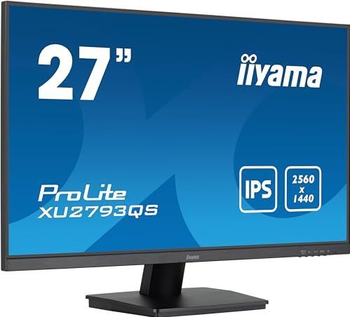 iiyama ProLite XU2793QS-B7 - WQHD LED Monitor - 27 Inch - Zwart