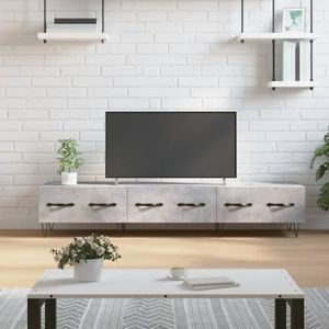 CBLDF TV-meubel Beton Grijs 150x36x30 cm Engineered Hout