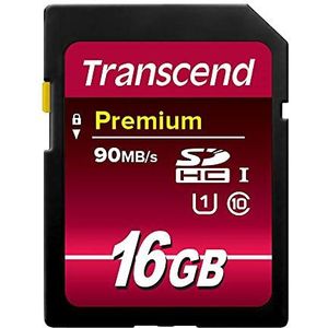 Transcend TS16GSDU1 16GB | SDXC/SDHC Class 10 UHS-I geheugenkaart