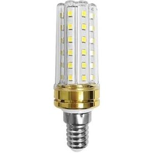 LED-maïslamp Geen Flikkering Super Heldere LED Maïs Gloeilamp Thuis Tafellampen 12W 16W E27 E14 voor Thuisgarage Magazijn(Color:Warm White,Size:E14 12W)