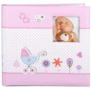 Henzo - Fotoalbum voor baby's met roze momenten.
