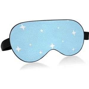 LI ZHI XIN Slaapmasker voor volwassenen, verduisterende slaapmaskers voor dames en heren, oogmasker voor reizen met verstelbare riem, zacht comfortabel oogmasker voor slapen met fonkelende