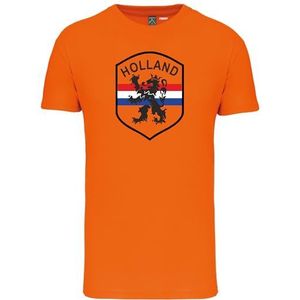 T-shirt Holland Embleem Groot | Oranje Shirt | Koningsdag Kleding | Oranje | maat XL