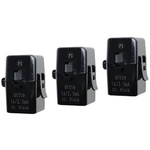 UQKMCUNV 3 STKS KCT10 Mini Split Core Huidige Transformator 10mm 5A/5mA 5A/2.5mA 10A/5mA 50A/25mA (3 stks 10A 10mA)