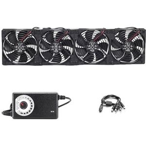 12 cm 120 mm snelheid grote lucht 110 V 220 BTC LTC mijnbouwmachine werkstation kast grafische kaart rack koeler koelventilator(SKY BLUE)