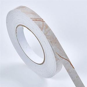 IGGLL Zelfklevende metalen rand, rand 50 m molding peel off en plak behang grens - zelfklevende strip plafond deur stciker (kaki textuur, B: 1 cm)