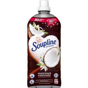 Soupline Wasverzachter, concentraat 3D, frisheid, kokos, 1,28 l