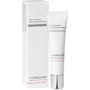 Dr. Susanne von Schmiedeberg L-Carnosine Anti-A.G.E. Oogcrème, anti-aging verzorging voor de ogen, 1 x 15 ml