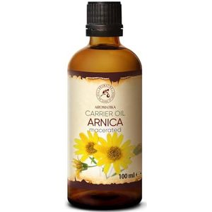 Arnica Olie 100ml - Natuurlijk - Draagolie - Basisolie - Arnica Olie - Gezichtsverzorging - Nagels - Handen - Haar - Massage - Lichaamsverzorging