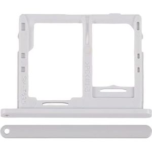 ZZjingli for Galaxy Tab A 10,5 inch T595 4G SIM-kaarthouder + Micro SD-kaarthouder (zwart) (wit)(White)