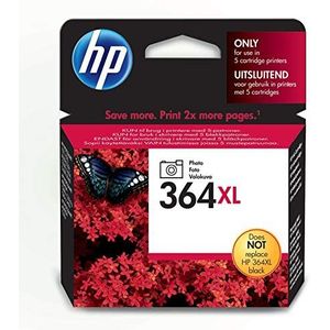 HP 364XL Inktcartridge Zwart, Hoge Capaciteit (CB322EE) origineel van HP
