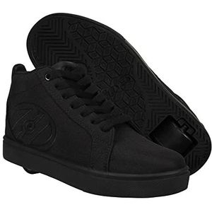 HEELYS Heren Racer 20 Mid Wielen Hak Schoen, Zwart, 10 UK, Zwart, 44.5 EU