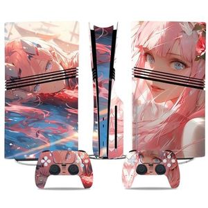 Voor PS5 PRO Skin Digital Edition Console En Controller Vinyl Cover Skins Wraps Krasbestendig, Compatibel Met Voor PS5 Digital Edition Pro 92418 Geen Schuimvorming Bubbelvrij